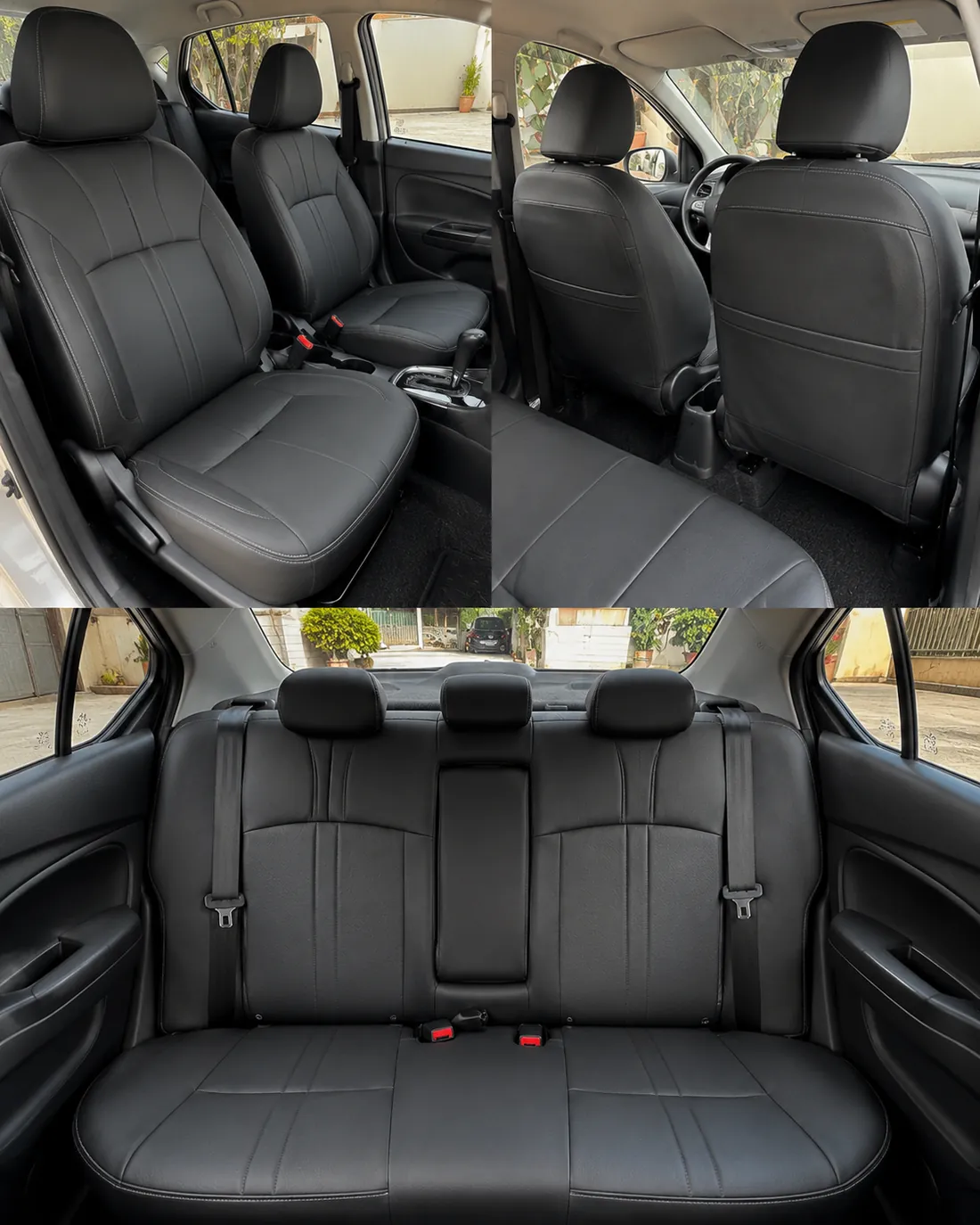 Mitsubishi Mirage G4 interior — car rental in Palawan