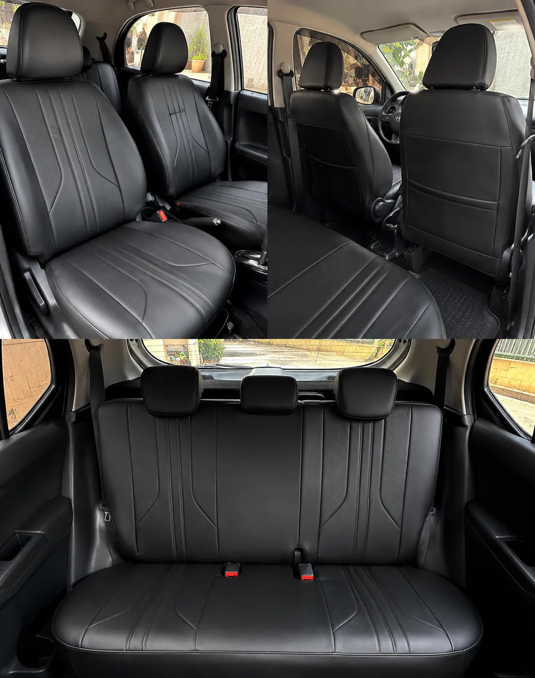 Toyota Wigo interior — car rental in Palawan