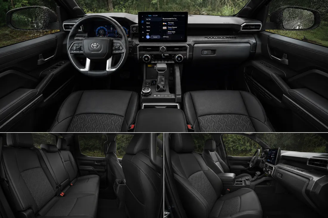 Toyota Hilux 4×2 interior — car rental in Palawan