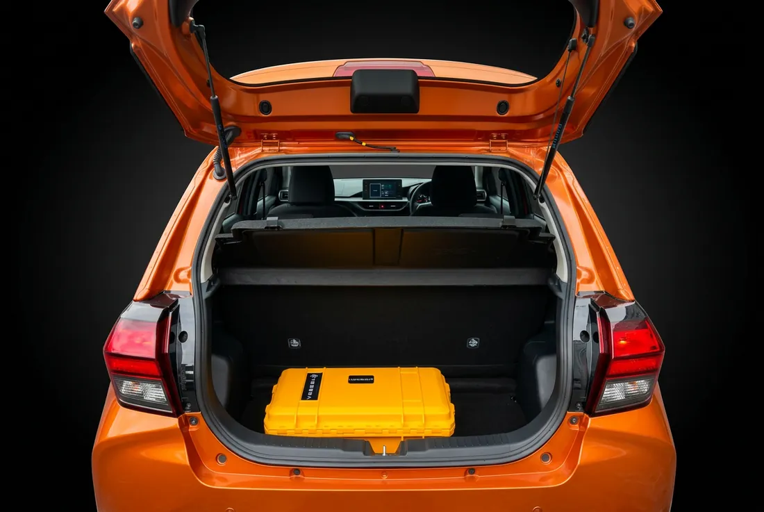 Toyota Wigo compartment — car rental in Palawan
