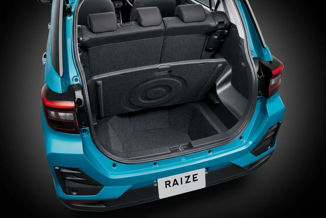Toyota Raize compartment — car rental in Palawan