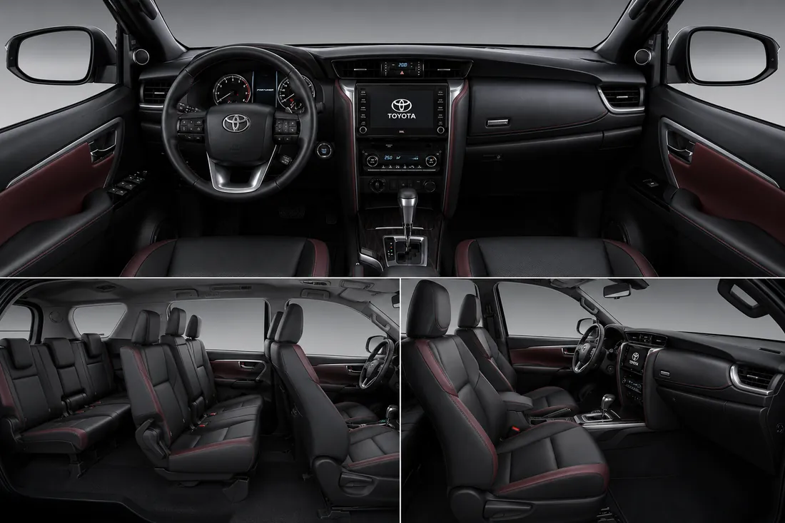 Toyota Fortuner A/T interior — car rental in Palawan